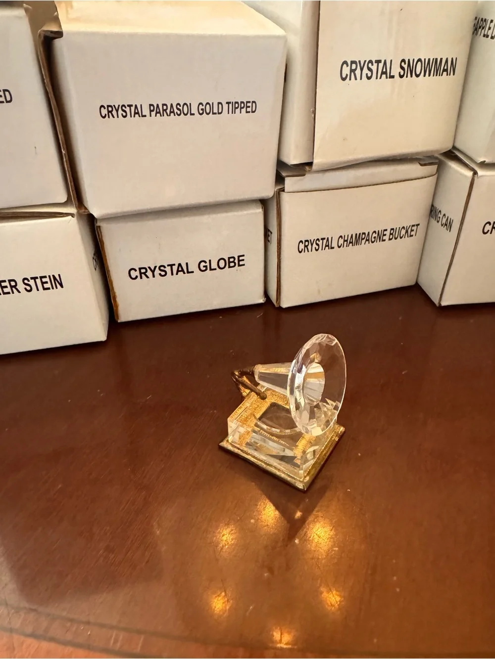 Lot of 11 Vintage Crystal Figurines